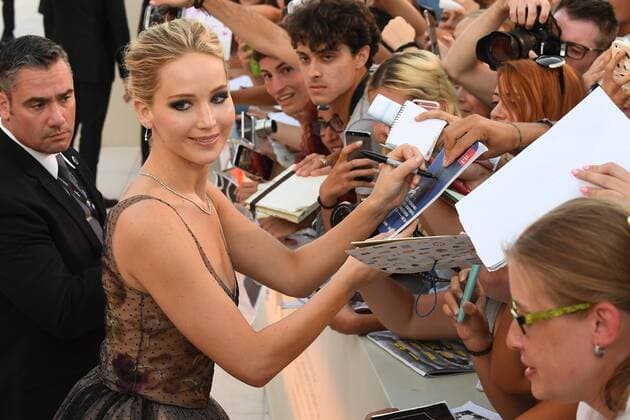 American actress Jennifer Lawrence attends the premiere for Mother during the 74th Venice Film Festival in Venice, Italy. SEPTEMBER 5th 2017  PTYx171954