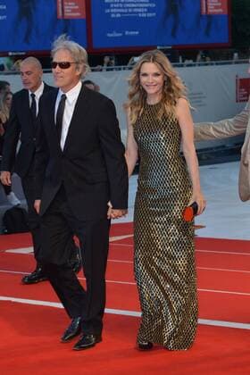 74th Venice Film Festival 2017, Red Carpet Film Mother . Pictured: Michelle Pfeiffer, David E. Kelley  Copyright: xSimonexComi Veneziax xIPAx xVeneziax
