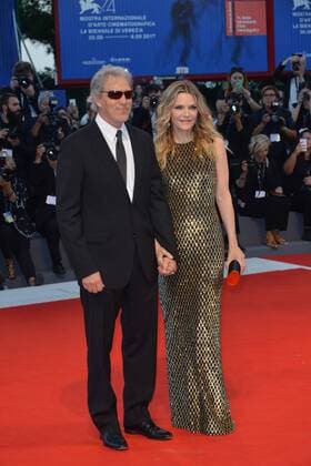74th Venice Film Festival 2017, Red Carpet Film Mother . Pictured: Michelle Pfeiffer, David E. Kelley  Copyright: xSimonexComi Veneziax xIPAx xVeneziax