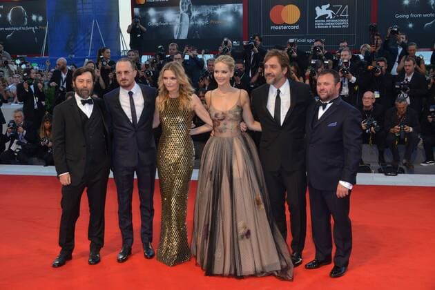 74th Venice Film Festival 2017, Red Carpet Film Mother . Pictured: Michelle Pfeiffer, Jennifer Lawrence, Javier Bardem, Darren Aronofsky  Copyright: xSimonexComi Veneziax xIPAx xVeneziax