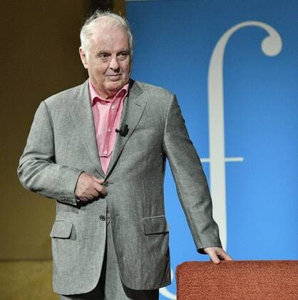 Argentine-Israeli conductor Daniel Barenboim take part in the discussion within the premiere of Czech director Martin Suchanek s documentary film named Barenboim: Smetana - Ma vlast (Barenboim: Smetana - My Homeland), in Prague, Czech Republic, on September 5, 2017. (CTKxPhoto MichalxDolezal) CTKPhotoP201709051002801  dol 008