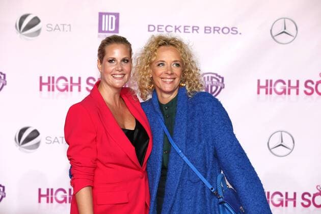 Anika Decker und Katja Riemann bei der High Society Film Premiere am 5.09.2017 in Berlin High Society Filmpremiere in Berlin, 2017 