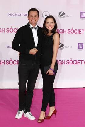 Malte Arkona und seine Ehefrau Anna Maria bei der High Society Film Premiere am 5.09.2017 in Berlin High Society Filmpremiere in Berlin, 2017 