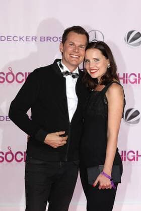 Malte Arkona und seine Ehefrau Anna Maria bei der High Society Film Premiere am 5.09.2017 in Berlin High Society Filmpremiere in Berlin, 2017 