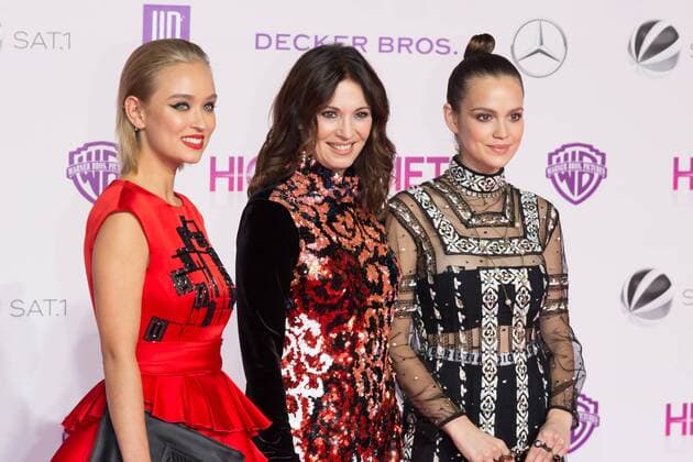 Caro Cult, Iris Berben und Emilia Schuele - Weltpremiere von High SOCIETY im CineStar SONY CENTER am Potsdamer Platz in Berlin am 05.09.2017. Weltpremiere HIGH SOCIETY