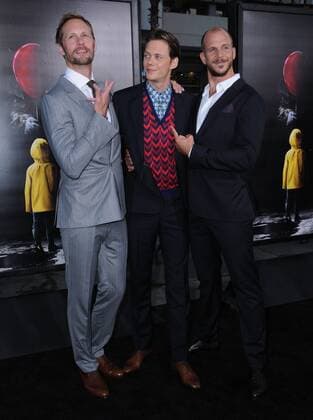 September 5, 2017 - Hollywood, CA, U.S. - 05 September 2017 - Hollywood, California - Alexander Skarsgard, Bill Skarsgard, Gustav Skarsgard. World Premiere of IT held at TCL Chinese Theater in Hollywood. Photo Credit: AdMedia Hollywood U.S. - ZUMAa123 20170905_zaa_a123_023 Copyright: xBirdiexThompsonx