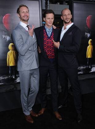 September 5, 2017 - Hollywood, CA, U.S. - 05 September 2017 - Hollywood, California - Alexander Skarsgard, Bill Skarsgard, Gustav Skarsgard. World Premiere of IT held at TCL Chinese Theater in Hollywood. Photo Credit: AdMedia Hollywood U.S. - ZUMAa123 20170905_zaa_a123_028 Copyright: xBirdiexThompsonx