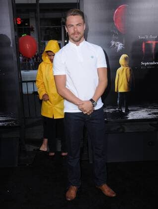 September 5, 2017 - Hollywood, CA, U.S. - 05 September 2017 - Hollywood, California - Derek Hough. World Premiere of IT held at TCL Chinese Theater in Hollywood. Photo Credit: AdMedia Hollywood U.S. - ZUMAa123 20170905_zaa_a123_081 Copyright: xBirdiexThompsonx