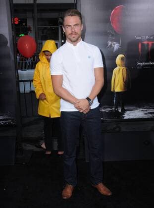 September 5, 2017 - Hollywood, CA, U.S. - 05 September 2017 - Hollywood, California - Derek Hough. World Premiere of IT held at TCL Chinese Theater in Hollywood. Photo Credit: AdMedia Hollywood U.S. - ZUMAa123 20170905_zaa_a123_091 Copyright: xBirdiexThompsonx