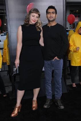 September 5, 2017 - Hollywood, CA, U.S. - 05 September 2017 - Hollywood, California - Emily V. Gordon, Kumail Nanjiani. World Premiere of IT held at TCL Chinese Theater in Hollywood. Photo Credit: AdMedia Hollywood U.S. - ZUMAa123 20170905_zaa_a123_096 Copyright: xBirdiexThompsonx