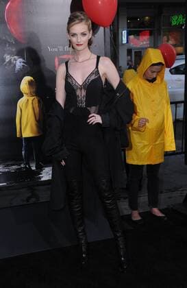 September 5, 2017 - Hollywood, CA, U.S. - 05 September 2017 - Hollywood, California - Lydia Hearst. World Premiere of IT held at TCL Chinese Theater in Hollywood. Photo Credit: AdMedia Hollywood U.S. - ZUMAa123 20170905_zaa_a123_107 Copyright: xBirdiexThompsonx