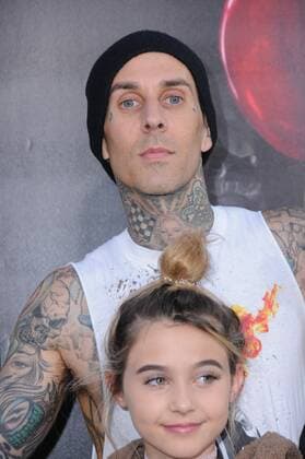 September 5, 2017 - Hollywood, CA, U.S. - 05 September 2017 - Hollywood, California - Travis Barker. World Premiere of IT held at TCL Chinese Theater in Hollywood. Photo Credit: AdMedia Hollywood U.S. - ZUMAa123 20170905_zaa_a123_145 Copyright: xBirdiexThompsonx