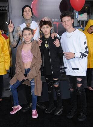 September 5, 2017 - Hollywood, CA, U.S. - 05 September 2017 - Hollywood, California - Travis Barker. World Premiere of IT held at TCL Chinese Theater in Hollywood. Photo Credit: AdMedia Hollywood U.S. - ZUMAa123 20170905_zaa_a123_149 Copyright: xBirdiexThompsonx