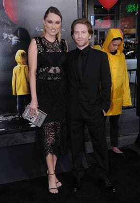September 5, 2017 - Hollywood, CA, U.S. - 05 September 2017 - Hollywood, California - Clare Grant, Seth Green. World Premiere of IT held at TCL Chinese Theater in Hollywood. Photo Credit: AdMedia Hollywood U.S. - ZUMAa123 20170905_zaa_a123_160 Copyright: xBirdiexThompsonx