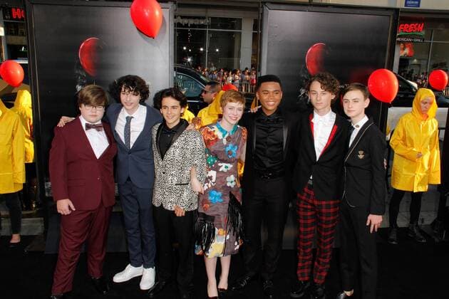 Jeremy Ray Taylor, Finn Wolfhard, Jack Dylan Grazer, Sophia Lillis at the World Premiere of New Line Cinema s It held at the TCL Chinese Theater in Hollywood, CA, September 5, 2017.  Copyright: xJosephxMartinezx 33415_031JM
