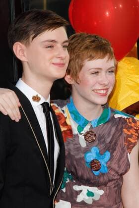Jaeden Lieberher, Sophia Lillis at the World Premiere of New Line Cinema s It held at the TCL Chinese Theater in Hollywood, CA, September 5, 2017.  Copyright: xJosephxMartinezx 33415_048JM