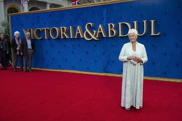 Victoria & Abdul UK premiere London, UK. Judi Dench at the Victoria & Abdul UK premiere held at Odeon Leicester Square on September 5, 2017 in London, England. LMK386-J706-060917 