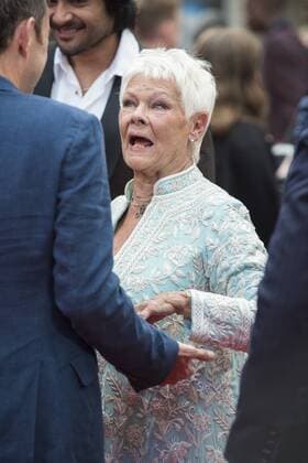 Victoria & Abdul UK premiere London, UK. Judi Dench at the Victoria & Abdul UK premiere held at Odeon Leicester Square on September 5, 2017 in London, England. LMK386-J706-060917 