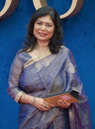 Victoria & Abdul UK premiere London, UK. Shrabani Basu at the Victoria & Abdul UK premiere held at Odeon Leicester Square on September 5, 2017 in London, England. LMK386-J706-060917 