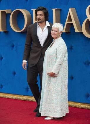 Victoria & Abdul UK premiere London, UK. Ali Fazal and Judi Dench at the Victoria & Abdul UK premiere held at Odeon Leicester Square on September 5, 2017 in London, England. LMK386-J706-060917 