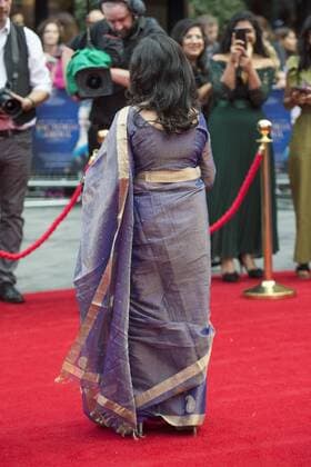 Victoria & Abdul UK premiere London, UK. Shrabani Basu at the Victoria & Abdul UK premiere held at Odeon Leicester Square on September 5, 2017 in London, England. LMK386-J706-060917 