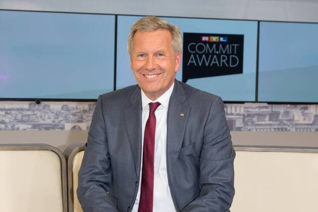 Themen der Woche Bilder des Tages Christian Wulff (Bundespraesident a.D) - Preisverleihung des RTL Com.mit Awards 2017 auf der IFA in Berlin am 06.09.2017. RTL Com.mit Awards 2017