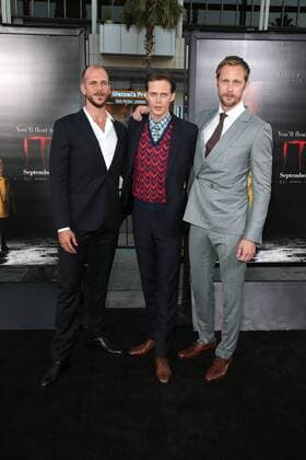 Die Brüder: Gustaf Skarsgard, Bill Skarsgard und Alexander Skarsgard bei der It Film Premiere am 5.09.2017 in Los Angeles It Film Premiere ( Es von Stephen King) in Los Angeles Premiere, 2017 