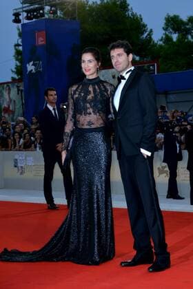 74th Venice Film Festival 2017, Red Carpet Film Ammore E Malavita . Pictured: Giampaolo Morelli, Gloria Bellicchii  Copyright: xSimonexComi Veneziax xIPAx xVeneziax