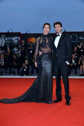 74th Venice Film Festival 2017, Red Carpet Film Ammore E Malavita . Pictured: Giampaolo Morelli, Gloria Bellicchii  Copyright: xSimonexComi Veneziax xIPAx xVeneziax