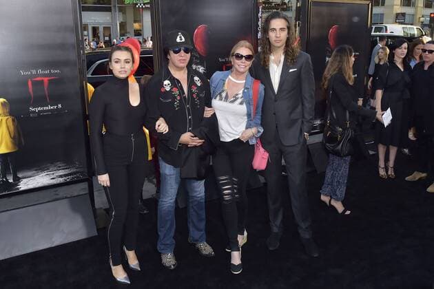 Sophie Simmons, Gene Simmons, Shannon Tweed und Nick Simmons bei der Premiere des Kinofilms It Es im TCL Chinese Theatre, Hollywood. Los Angeles, 05.09.2017 Foto:xD.xStarbuckx xFuturexImage