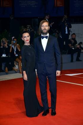 74th Venice Film Festival 2017, Red Carpet Film Loving Pablo . Pictured: Alessandro Borghi, Roberta Pitrone  Copyright: xSimonexComi Veneziax xIPAx xVeneziax