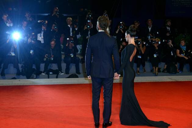 74th Venice Film Festival 2017, Red Carpet Film Loving Pablo . Pictured: Alessandro Borghi, Roberta Pitrone  Copyright: xSimonexComi Veneziax xIPAx xVeneziax