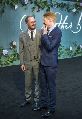 Mother UK Premiere London, UK. Darren Aronofsky (L) and Domhnall Gleeson at the Mother! UK premiere at Odeon Leicester Square . 6th September 2017. LMK386-S655-060917 