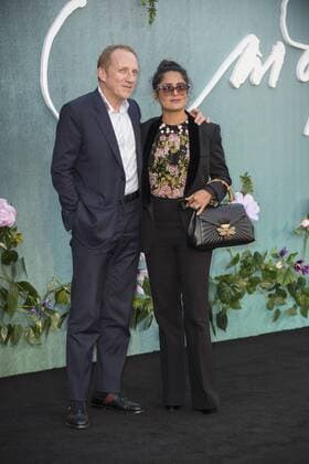 Mother UK Premiere London, UK. Francois-Henri Pinault and Salma Hayek at the Mother! UK premiere at Odeon Leicester Square . 6th September 2017. LMK386-S655-060917 
