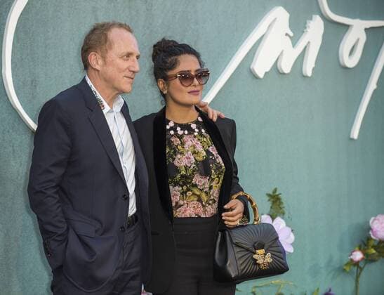 Mother UK Premiere London, UK. Francois-Henri Pinault and Salma Hayek at the Mother! UK premiere at Odeon Leicester Square . 6th September 2017. LMK386-S655-060917 