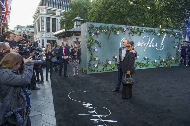 Mother UK Premiere London, UK. Francois-Henri Pinault and Salma Hayek at the Mother! UK premiere at Odeon Leicester Square . 6th September 2017. LMK386-S655-060917 