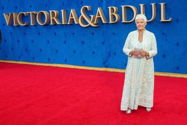 Judi Dench, die Schauspielerin bei der Victoria and Abdul Film Premiere am 5.09.2017 in London Victoria and Abdul Filmpremiere in London, 2017 