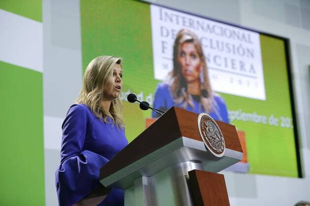 Königin Maxima in Mexiko Stadt Queen Maxima of the Netherlands talks during the 3rd Internaitonal Forum of Financial Inclusion at the National Palace in Mexico City, Mexico, 07 September 2017. Queen Maxima of the Netherlands visits Mexico for the 3rd International Forum of Financial Inclusion !ACHTUNG: NUR REDAKTIONELLE NUTZUNG!  Copyright: xJoséxMéndezx MEX001 20170907-636404078516823759