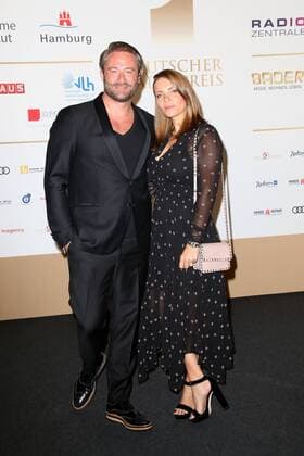 Sasha and his Wife Juliet at the award Ceremony German Radio price 2017 at 7 09 2017 in Hamburg German Radio price 2017 in Hamburg