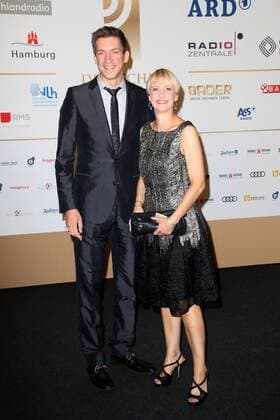Steffen Hallaschka and his Wife Anne Katrin at the award Ceremony German Radio price 2017 at 7 09 2017 in Hamburg German Radio price 2017 in Hamburg