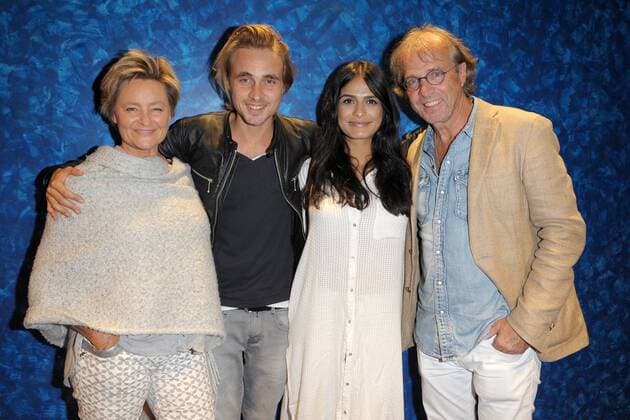 Juana from Jascheroff Constantin from Jascheroff Haleh Esbak Mario from Jascheroff Arrival to Premiere the create We already in Cinema the Kulturbrauerei in Berlin at 07 09 2017