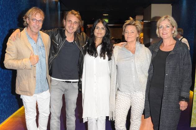 Marion from Jascheroff from Jascheroff Haleh Esbak Juana from Jascheroff Juliet from Jascheroff Arrival to Premiere the create We already in Cinema the Kulturbrauerei in Berlin at 07 09 2017