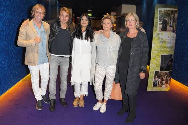 Marion from Jascheroff from Jascheroff Haleh Esbak Juana from Jascheroff Juliet from Jascheroff Arrival to Premiere the create We already in Cinema the Kulturbrauerei in Berlin at 07 09 2017