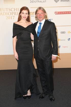 Hamburg Nathalie VOlk and Frank Otto at the award Ceremony German Radio price in the Elbphilharmonie Hamburg at 7 9 2017