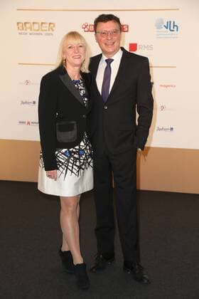 Hamburg Volker Herres with Wife Gabriele at the award Ceremony German Radio price in the Elbphilharmonie Hamburg at 7 9 2017