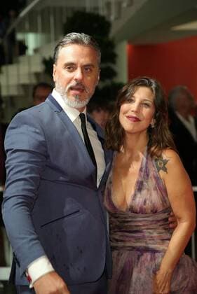 September 7, 2017 - Venice, Italy - Venice, Italy. 07 September, 2017: Michela Andreozzi and Massimiliano Vado walks the red carpet ahead of the Mektoub, My Love: Canto Uno screening during the 74th Venice Film Festival Venice Italy  - ZUMAn230 20170907_zaa_n230_448 Copyright: xMatteoxChinellatox