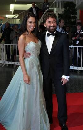 September 7, 2017 - Venice, Italy - Venice, Italy. 07 September, 2017: Giglia Marra and Federico Zampaglione walks the red carpet ahead of the Mektoub, My Love: Canto Uno screening during the 74th Venice Film Festival Venice Italy  - ZUMAn230 20170907_zaa_n230_431 Copyright: xMatteoxChinellatox