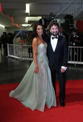 September 7, 2017 - Venice, Italy - Venice, Italy. 07 September, 2017: Giglia Marra and Federico Zampaglione walks the red carpet ahead of the Mektoub, My Love: Canto Uno screening during the 74th Venice Film Festival Venice Italy  - ZUMAn230 20170907_zaa_n230_423 Copyright: xMatteoxChinellatox