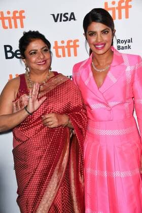 September 7, 2017 - Toronto, Ontario, Canada - MADHU CHOPRA and PRIYANKA CHOPRA attend the Pahuna: The Little Visitors premiere during the 2017 Toronto International Film Festival at Scotiabank Theatre on September 7, 2017 in Toronto, Canada Toronto Canada - ZUMAv53_ 20170907_zaf_v53_011 Copyright: xIgorxVidyashevx