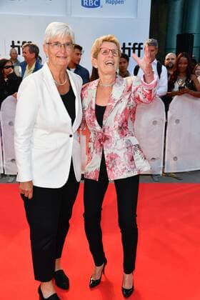 September 7, 2017 - Toronto, Ontario, Canada - JANE ROUNTHWAITE (L) and Premier of Ontario KATHLEEN WYNNE attend the Borg McEnroe premiere during the 2017 Toronto International Film Festival at Roy Thomson Hall on September 7, 2017 in Toronto, Canada. Toronto Canada - ZUMAv53_ 20170907_zaf_v53_018 Copyright: xIgorxVidyashevx